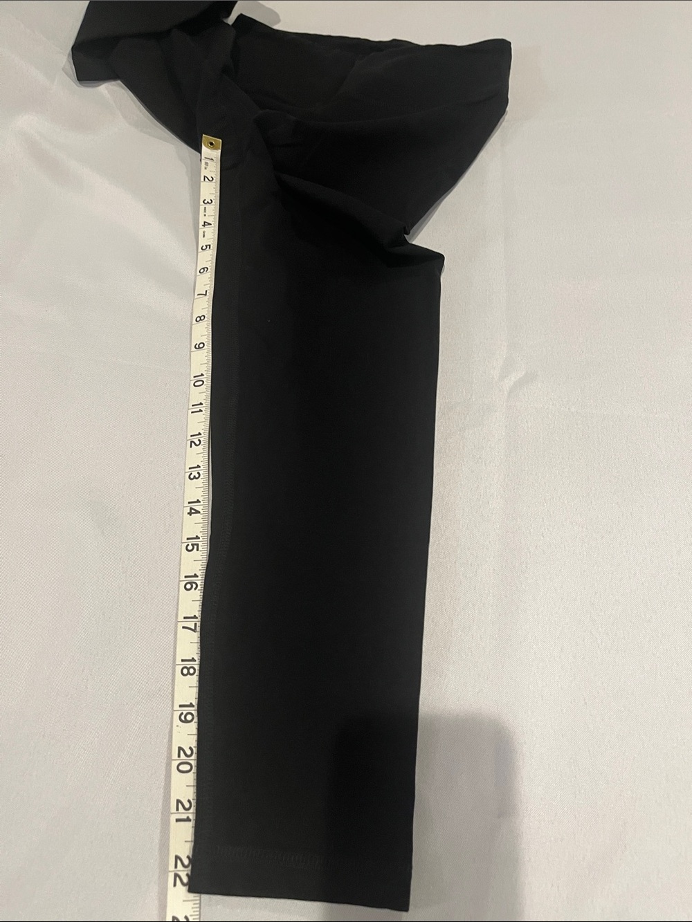 MATE M Black Full Length Leggings. Never worn. Organic Cotton & Spandex - Picture 5 of 8
